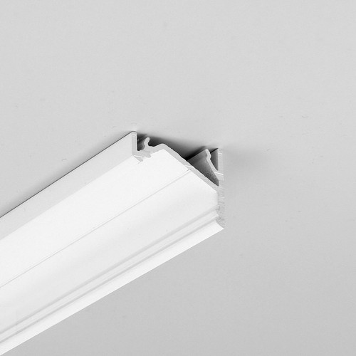 2m Aluprofil CORNER16.V2 AC-6/TY - Weiß lackiert, Ecke, LED-Schiene