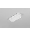 2m Aluprofil CORNER16.V2 AC-6/TY - Weiß lackiert, Ecke, LED-Schiene