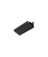 2m Aluprofil CORNER16.V2 AC-6/TY - Schwarz eloxiert, Ecke, LED-Schiene