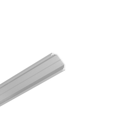 2m Aluminiumprofil QUARTER10 BD/U6 - Eloxiert, Ecke, LED-Schiene