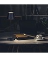 V-Tac wiederaufladbare Tischlampe, kabellos - Schwarz, IP54 Outdoor Tischlampe, Touch-dimmbar, Modell Mini