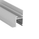 2m Aluminiumprofil FRAME14 BC/Q - Eloxiert, Einbau, LED-Schiene