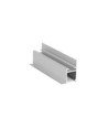 2m Aluminiumprofil FRAME14 BC/Q - Eloxiert, Einbau, LED-Schiene