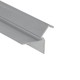 1m Aluprofil GLOW12 DOWN A1C - Unbehandeltes Aluminium, Einbau, LED-Schiene
