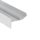 1m Aluprofil GLOW12 UP A1C - Unbehandeltes Aluminium, Einbau, LED-Schiene
