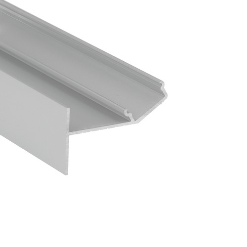 1m Aluminiumprofil GLOW12 UP A1C - Eloxiert, Einbau, LED-Schiene
