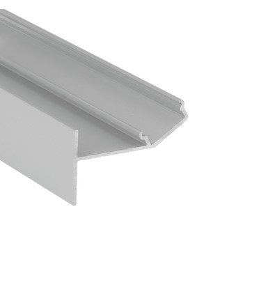 1m Aluminiumprofil GLOW12 UP A1C - Eloxiert, Einbau, LED-Schiene