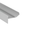 1m Aluminiumprofil GLOW12 UP A1C - Eloxiert, Einbau, LED-Schiene