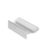 2m Aluprofil GLOW12 UP A1C - Unbehandeltes Aluminium, Einbau, LED-Schiene