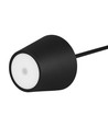 V-Tac wiederaufladbare Tischlampe, kabellos - Schwarz, IP54 Outdoor Tischlampe, Touch-dimmbar, Modell Mini