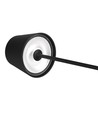 V-Tac wiederaufladbare Tischlampe, kabellos - Schwarz, IP54 Outdoor Tischlampe, Touch-dimmbar, Modell Mini