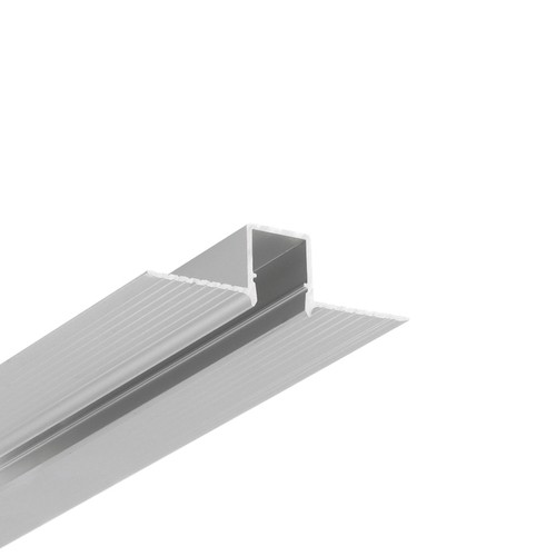 2m Aluminiumprofil HIDE10 C4 - Eloxiert, Einbau, LED-Schiene