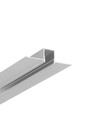 2m Aluminiumprofil HIDE10 C4 - Eloxiert, Einbau, LED-Schiene