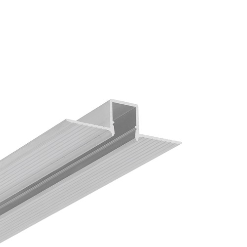 2m Aluprofil HIDE10 C4 - Unbehandeltes Aluminium, Einbau, LED-Schiene