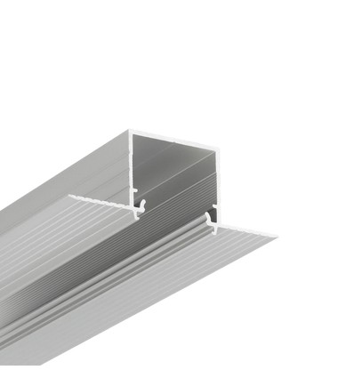 2m Aluprofil LINEA-IN20 TRIMLESS EE7F - Eloxiert, Einbau, LED-Schiene