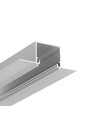 2m Aluprofil LINEA-IN20 TRIMLESS EE7F - Eloxiert, Einbau, LED-Schiene