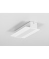 2m Aluprofil LINEA-IN20 TRIMLESS EE7F - Weiß lackiert, Einbau, LED-Schiene