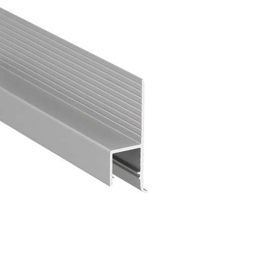 2m Aluminiumprofil OMNI10 AC2 - Eloxiert, Einbau, LED-Schiene