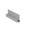 2m Aluminiumprofil OMNI10 AC2 - Eloxiert, Einbau, LED-Schiene
