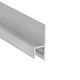 2m Aluminiumprofil OMNI10 AC2 - Unbehandeltes Aluminium, Einbau, LED-Schiene