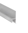 2m Aluminiumprofil OMNI10 AC2 - Unbehandeltes Aluminium, Einbau, LED-Schiene