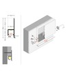 2m Aluminiumprofil OMNI10 AC2 - Unbehandeltes Aluminium, Einbau, LED-Schiene
