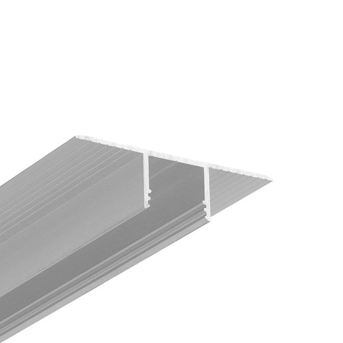 2m Aluminiumprofil PLANE14 IN BC3 - Unbehandeltes Aluminium, Einbau, LED-Schiene