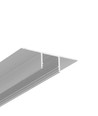 2m Aluminiumprofil PLANE14 IN BC3 - Unbehandeltes Aluminium, Einbau, LED-Schiene