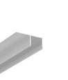 2m Aluprofil PLANE14 SEITE BC3 - Unbehandeltes Aluminium, Einbau, LED-Schiene