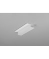 2m Aluprofil PLANE14 SIDE BC3 - Weiß lackiert, Einbau, LED-Schiene