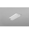 2m Aluprofil PLANE14 SIDE BC3 - Weiß lackiert, Einbau, LED-Schiene