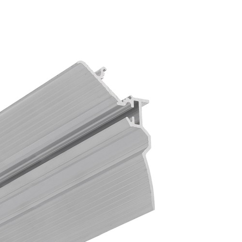 1m Aluprofil SMOOTH12 BC/Q9 - Unbehandeltes Aluminium, Einbau, LED-Schiene