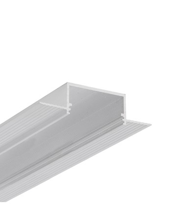2m Aluprofil VARIO30-04 ACDE-9 - Unbehandeltes Aluminium, Einbau, LED-Schiene