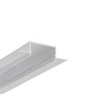2m Aluprofil VARIO30-04 ACDE-9 - Unbehandeltes Aluminium, Einbau, LED-Schiene