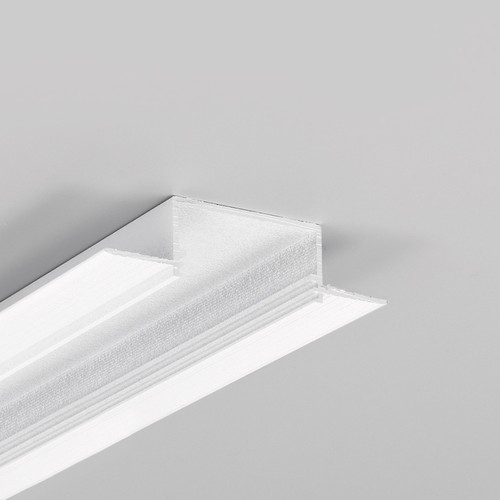 2m Aluminiumprofil VARIO30-04 ACDE-9 - Weiß lackiert, Einbau, LED-Schiene