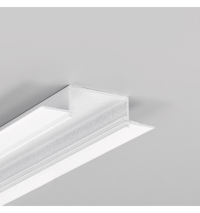 2m Aluminiumprofil VARIO30-04 ACDE-9 - Weiß lackiert, Einbau, LED-Schiene