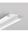 2m Aluminiumprofil VARIO30-04 ACDE-9 - Weiß lackiert, Einbau, LED-Schiene