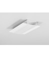 2m Aluminiumprofil VARIO30-04 ACDE-9 - Weiß lackiert, Einbau, LED-Schiene