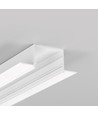 1m Aluprofil VARIO30-05 ACDE-9 - Weiß lackiert, Einbau, LED-Schiene