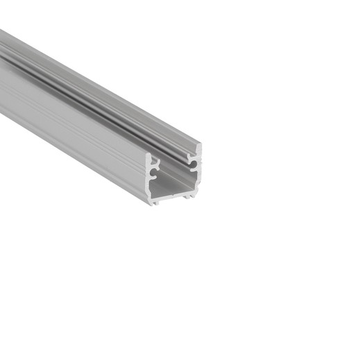 2m Aluprofil FLOOR12 K/U - Eloxiert, Fliesenprofil, LED-Schiene