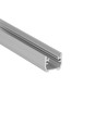 2m Aluprofil FLOOR12 K/U - Eloxiert, Fliesenprofil, LED-Schiene