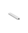 2m Aluprofil FLOOR8 K - Eloxiertes Fliesenprofil, LED-Schiene