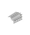 2m Aluprofil UNI-TILE12 90GR C PLUS - Eloxiertes Fliesenprofil, LED-Schiene