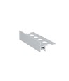 2m Aluminiumprofil UP-TILE10 A - Eloxiert, Fliesenprofil, LED-Schiene