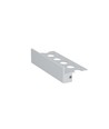 2m Aluminiumprofil UP-TILE10 A - Eloxiert, Fliesenprofil, LED-Schiene