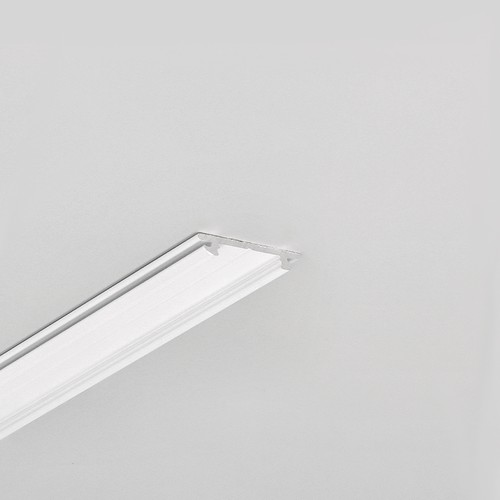 2m Aluminiumprofil ARC12 CD/U5 - Weiß lackiert