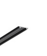 2m Aluminiumprofil ARC12 CD/U5 - Schwarz lackiert