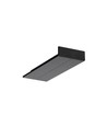 2m Aluminiumprofil BACK10 A/UX - Schwarz lackiert
