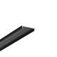 1m Aluminiumprofil FIX16 - Schwarz eloxiert