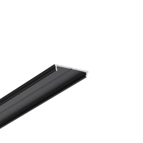 1m Aluminiumprofil FIX16 - Schwarz eloxiert